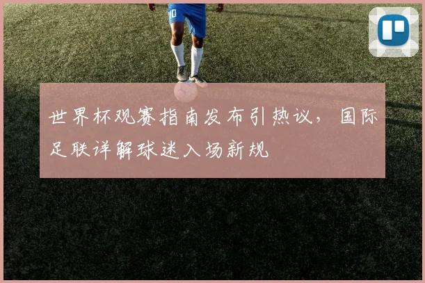 世界杯观赛指南发布引热议,国际足联详解球迷入场新规